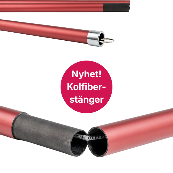Kolfiberstänger 2 pack.
